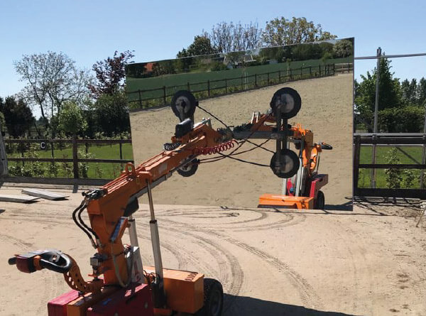 Manegespiegel voor buitenbak – Gelaagd glas 410 cm - Afbeelding 6
