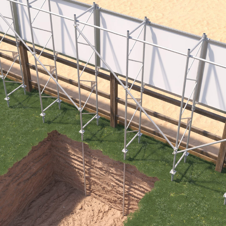 Manegespiegel voor buitenbak – Gelaagd glas 410 cm - Afbeelding 5