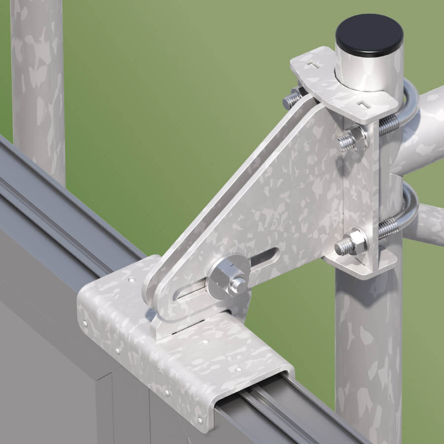 Manegespiegel voor buitenbak – Gelaagd glas 410 cm - Afbeelding 3