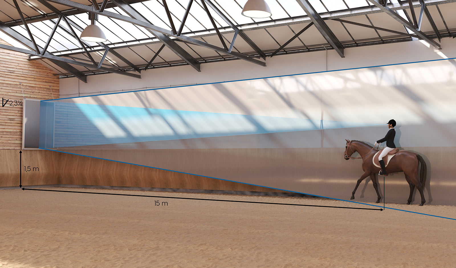 Manegespiegels – Easy Fix Supersafe 510 cm - Afbeelding 16